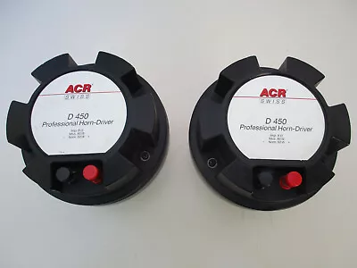 Kaufen 1 Paar ACR Fostex D - 450 Mittelton Treiber + Adapter /Haltewinkel Und Schrauben • 490€
