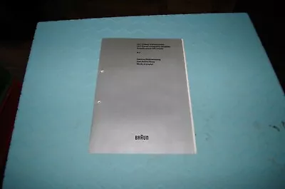 Kaufen Braun (Original) Manual A2 (Multi Language) • 25€