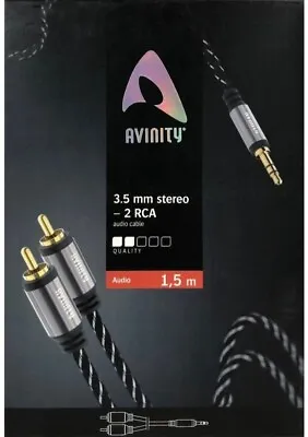 Kaufen Avinity 3,5mm² Klinke Auf Cinch-Kabel 1,5 M Stereo, UVP 23,99 € • 9.99€