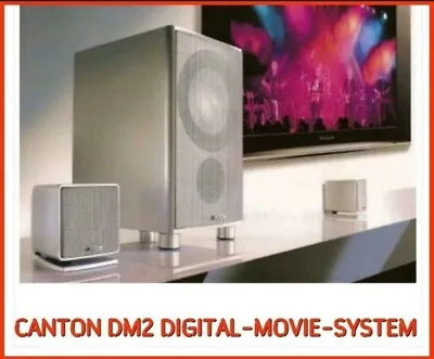 Kaufen CANTON DM2  2.1 Digital-Movie-System Bluetooth 5.0 Farbe: Silber GUTER Zustand ! • 269€
