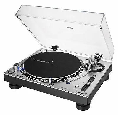 Kaufen Audio-Technica AT-LP140XP Silber DJ Plattenspieler Manuell Direktantrieb Zubehör • 507€