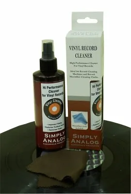 Kaufen Simply Analog Vinyl Cleaner Schallplattenreiniger 200ml Incl Microfasertuch • 12.95€
