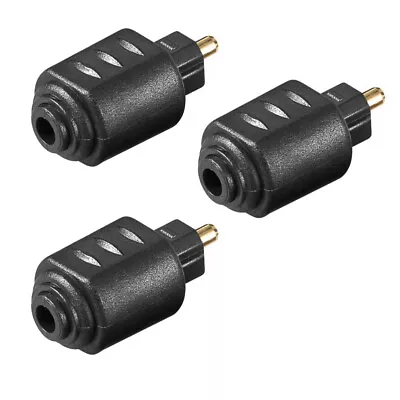 Kaufen 3x Audio Adapter 3,5mm Mini Toslink Kupplung LWL Klinke > Toslink Stecker • 5.69€