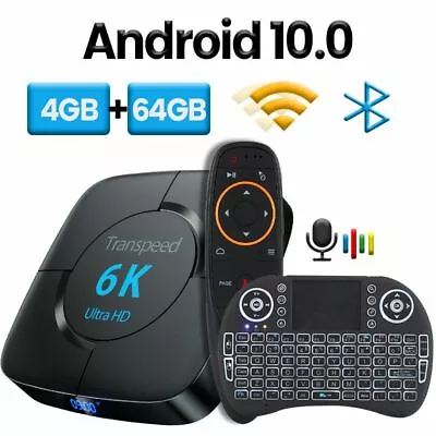 Kaufen Android 10 TV Box Bluetooth 4 Google 6k 3D Wifi 2,4g 5,8g 4gb RAM 64G Play Store • 77.66€