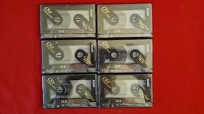 Kaufen Audiokassetten ►BASF CS II 90 Chrome◄ Tapedeck Musik Cassetten 6 STÜCK! Gut! • 1€