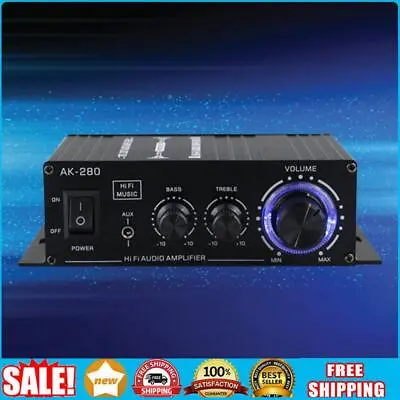 Kaufen AK-280 Digital Amplifiers 40W+40W Mini Audio Amplifier Dual Channel Home Theater • 17.48€
