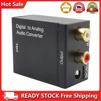 Kaufen Digital To Analog Audio Converter Optical Fiber SPDIF Toslink Coax Audio Decoder • 6.65€