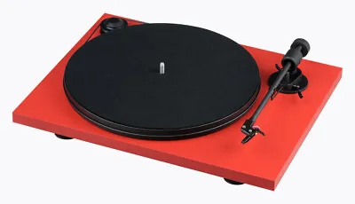 Kaufen Pro-Ject Primary E Plattenspieler Mit Ortofon OM Tonabnehmer Rot (UVP: 279,- €) • 209€