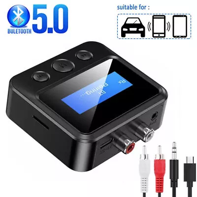 Kaufen Bluetooth 5.0 Empfänger Transmitter Sender Receiver Stereo Audio Musik Adapter • 15.99€