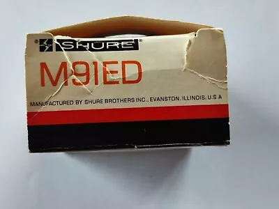 Kaufen SHURE M91ED M 91 ED Tonabnehmer Cartridge + Stylus Original BOX N91ED N 91 ED • 31.50€