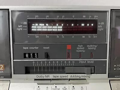 Kaufen Rare Vintage Technics Stereo Dual Cassette Tape Deck RS-B11W Japan 1984 • 65€