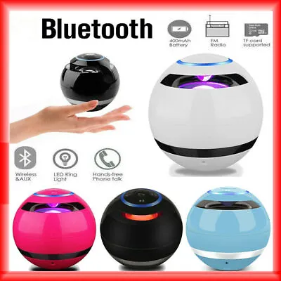 Kaufen Kabelloser LED-Mini-Bluetooth-Lautsprecher Tragbares Stereo-USB/TF/FM-Radio • 15.92€