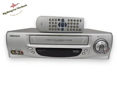 Kaufen MEDION MD 2845 VHS 6 HD Kopf HiFi Stereo Videorecorder - Top Zustand - Gewartet • 99.90€