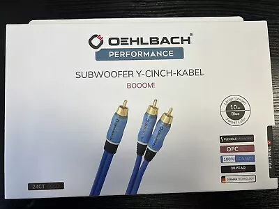 Kaufen Oehlbach SUBWOOFER Y- CHINCH KABEL BOOOM 10 Meter • 69€
