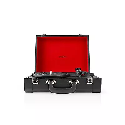 Kaufen Nedis Plattenspieler Koffer Mit Lautsprecher, Bluetooth Und Cinch In Schwarz • 65.41€
