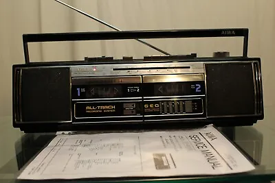 Kaufen Aiwa Cs-wx 500 Z Stereo Radio Cassette Recorder Equalizer Ghettoblaster Boombox • 155€