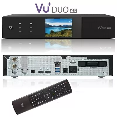 Kaufen VU+ Duo 4K SE 1x DVB-S2X FBC Twin Tuner PVR Ready Linux Receiver UHD 2160p • 449€