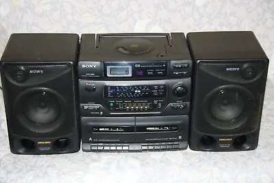 Kaufen Sony CFD-560L Ghettoblaster Boombox Radio-Kassette -CD Player Recorder • 20€
