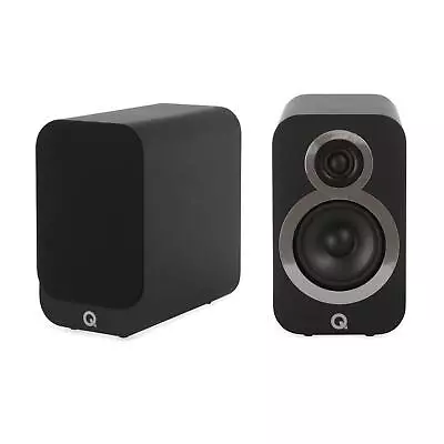 Kaufen Q Acoustics 3010i Bücherregal Lautsprecher HIFI Ständer Halterung Carbon Schwarz QA3516 • 192.83€