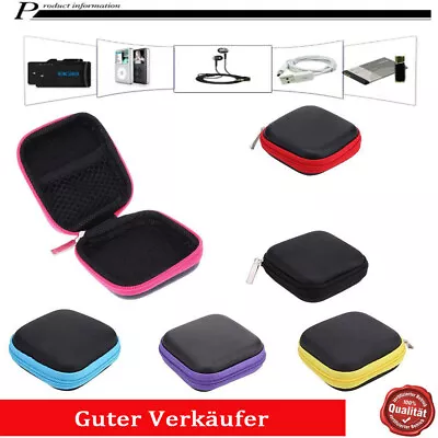 Kaufen Mini Tasche Aufbewahrungsbox Case Box Für In-Ear Kopfhörer Headset Schutztasche • 3.44€
