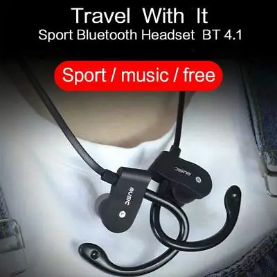Kaufen Bluetooth Wireless Kopfhörer Sportlich Lauf Ohrhörer Wasserdicht F1O2 • 4.63€