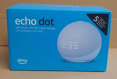 Kaufen Amazon Echo Dot 5th Gen., Smart Speaker Mit Uhr - Graublau • 53.99€