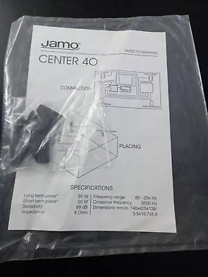 Kaufen Istruzioni / Manuale Originale Jamo Center 40 Canale Centrale • 19.90€
