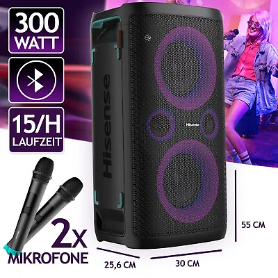 Kaufen Hisense Party Rocker One Bluetooth Lautsprecher DJ Lichteffekte Karaoke 300 Watt • 239.90€
