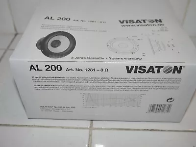 Kaufen Visaton AL 200 High-End Tieftöner Aluminium-Membran 8 Ohm 180 Watt - 1 STÜCK!!!- • 175€