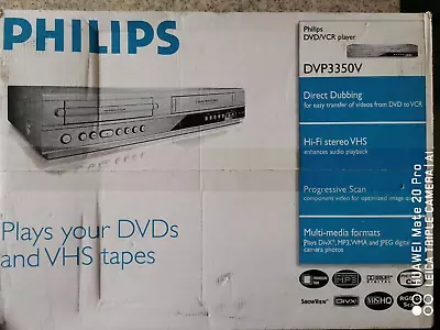 Kaufen Philips DVP3350V DVD Player VHS Videorecorder Kombigerät HiFi Stereo, NEU & OVP! • 129€