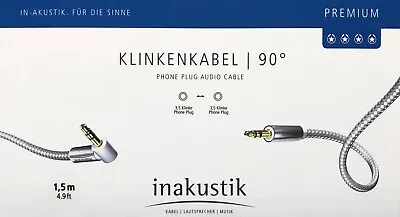 Kaufen Inakustik Premium Stereo Klinkenkabel 1,5 M Vergoldet, UVP 21,99 € • 12.99€