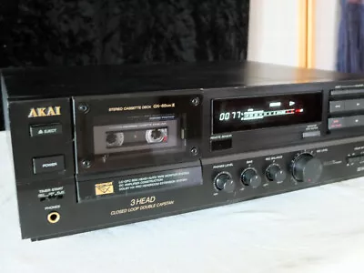 Kaufen AKAI GX-65 Mk II Tape Deck | 3-Kopf Dual Capstan Cassettendeck | Recorder • 120€