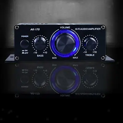 Kaufen Mini-HiFi-Audio-Leistungsverstärker Bass-Subwoofer 2.0CH Für • 17.41€