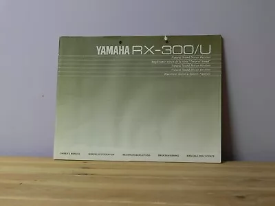 Kaufen Yamaha RX-300  Bedienungsanleitung • 11.90€