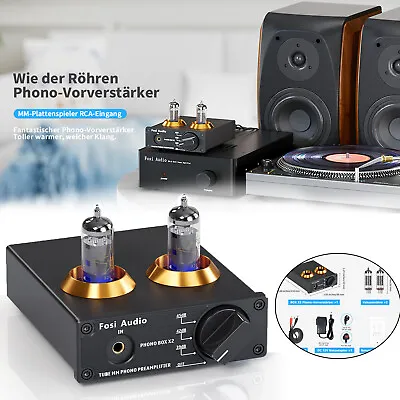 Kaufen Fosi Audio Box X2 Vorverstärker Phono Phonograph Stereo Mini Stereo Tube Preamp • 49.99€