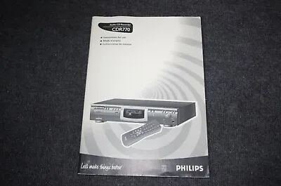 Kaufen Philips CDR770 Manual (Sp/Fr/En) • 9.99€