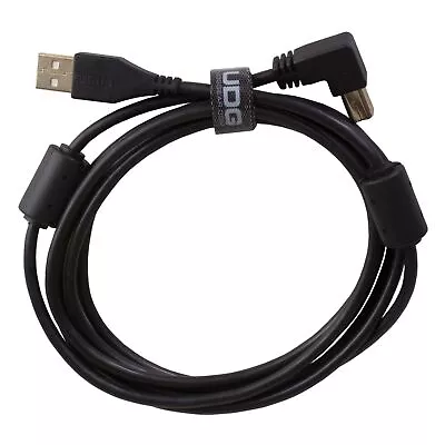 Kaufen UDG Ultimate Audio Cable USB 2.0 A-B Black Angled 2m (U95005BL) - Kabel Für DJs • 13.55€