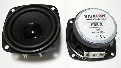 Kaufen Visaton FRS 8 8cm 80mm Breitband Lautsprecher Boxen 8Ohm Breitbänder 3,3  #2004 • 17.57€