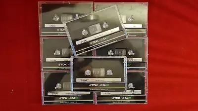 Kaufen Audiokassetten ►TDK SA-90 Silber ◄ Tapedeck Music Cassette 8 Stück! Sehr Gut! • 4.50€