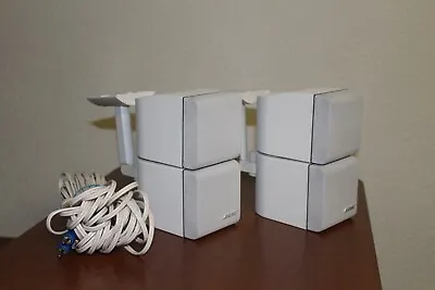 Kaufen Bose Lautsprecher Paar Doppelcube Acoustimass Stereopaar + Kabel + Wandhalterung • 120€