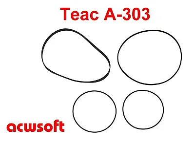 Kaufen  Riemen Belts For Teac A-303 A303 Tapedeck • 15.90€