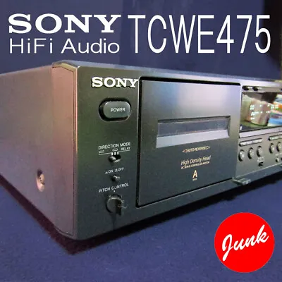 Kaufen Sony Doppel Rückwärtsgang Kassette Deck Tc-We475 Junk • 172.25€