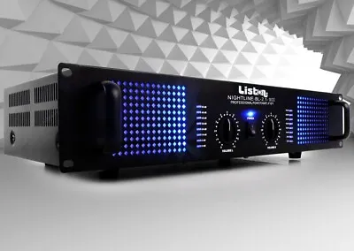 Kaufen Verstärker DJ Equipment Partyanlage 1200 Watt Blaue Beleuchtung Nightline Hi-Fi • 95.50€