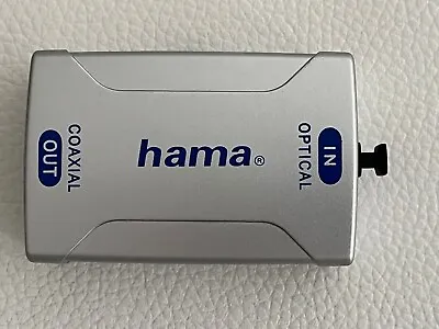 Kaufen Hama SPDIF Digital-Konverter Optical IN ODT (Toslink)/Coax OUT Silber HiFi TV • 7.85€
