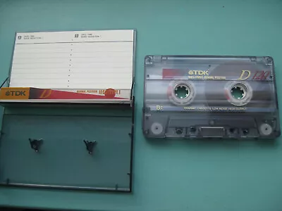 Kaufen TDK D C120 Fe   Audio Cassette Tape - TOP MC In Exellentem Zustand Unbeschriftet • 4.25€