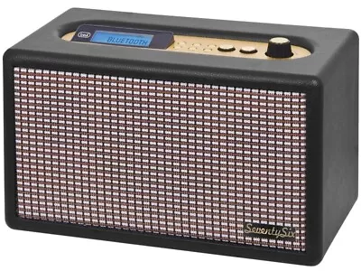 Kaufen Retro Marshall Stil Leder Bluetooth Verstärker Lautsprechersystem FM Radio Alarm • 67.49€