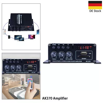 Kaufen Verstärker Audio Stereo Amplifier HIFI Digital Bluetooth FM USB Vollverstärker • 24.29€
