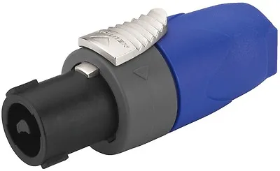 Kaufen PA -Speakon 4-polig Lautsprecherstecker Stecker Male 4mm² Monacor NEUTRIK NL-4FX • 7.49€