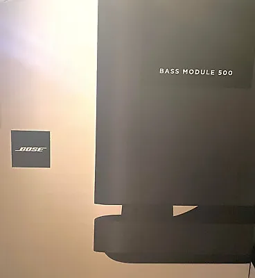 Kaufen Bose Bass Module 500 Kabelloser Subwoofer In Schwarz Neu & OVP • 394€