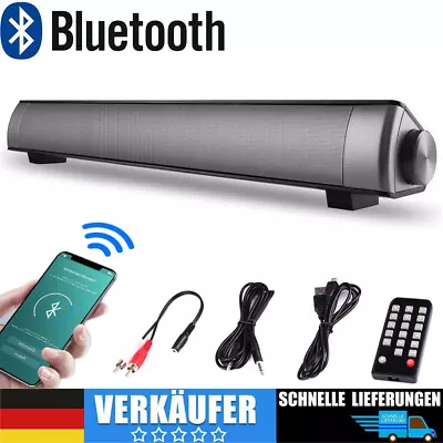 Kaufen Soundbar Wireless Lautsprechersystem Subwoofer Bluetooth Surround TV Heimkino • 23.99€